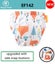 100pcs*BULK*Happy Flute®upgraded toilet training pants/swim nappy w/ SNAP BUTTON Carousel 14