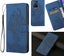 Xiaomi Mi 11T pro 5g embossed PU leather wallet case floral & tiger navy Carousel 1