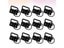 50Pcs Fabric Key Chain Hardware With Key Ring For Lanyard Luggage Strap Carousel 2