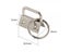 50Pcs Fabric Key Chain Hardware With Key Ring For Lanyard Luggage Strap Carousel 3