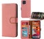 Galaxy M33 5g PU leather wallet case canvas finish combined pink Carousel 1