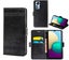 Xiaomi Mi 12 pro top grain finish wallet case embossed side magnet black Carousel 1