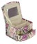 Jewellery Box - Curved Front Flowers PU Small (14.5) Carousel 2