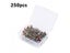 New Portable 250PCS/Set DIY Round Pearl Head Pins Mixed Colors Straight Carousel 4