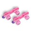 SizeS(26-29) Ice Pink Double-Row Roller Skates Shoes Carousel 3