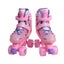 SizeS(26-29) Ice Pink Double-Row Roller Skates Shoes Carousel 4