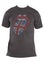 The Rolling Stones T Shirt Union Jack Tongue Diamante Official Charcoal Grey Carousel 3
