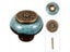 4pcs Ceramic Single Hole Cabinet Handles Wardrobe Cupboard Pull Handles Drawer Carousel 3