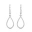 18K White Gold Crystal Drop Earrings "Akena" Carousel 4