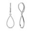 18K White Gold Crystal Drop Earrings "Akena" Carousel 3