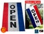 NEW new OPEN Sign Flag sign Flag Open Flag for Businesses *Sale NOW* Carousel 1
