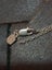 Vintage Sterling Silver Bow Pendant Necklace Carousel 4