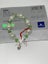 White Pearl + Green Swarovski Bracelet Carousel 2