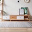 Entertainment Unit Extendable TV Cabinet White And Wood Carousel 5