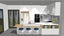 Stunning kitchen with stone benchtop + breakfast bar bench Carousel 4