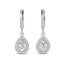 18K White Gold Drop Premium Crystal Earrings "Senorita" Carousel 3