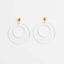 Stella + Gemma Earring Resin Clear Sphere Carousel 1