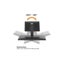 Brateck Single Screen Articulating 17-32" Monitor Stand Carousel 7