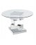 CLEARANCE - Cyrina Mirrored Glass Round Dining Table 120CM **45% OFF** Carousel 1