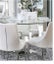 CLEARANCE - Cyrina Mirrored Glass Round Dining Table 120CM **45% OFF** Carousel 4