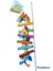 Large Bird Hanging Rope Toy - Colorful Wooden Sticks - High Quality Toy - 40cm Carousel 2