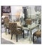 CLEARANCE - Odessa Mirrored Dining Table 180W **50% OFF** Carousel 8