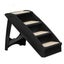 Pawz Pet Ramp Indoor Dog Steps Stair Portable Foldable Ladder For Bed Sofa Black Carousel 1