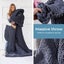 Dreamz Knitted Weighted Blanket Chunky Bulky Knit Throw Blanket 6.5KG Dark Grey Carousel 9