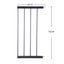 Levede Baby Safety Gate Adjustable Pet Stair Barrier 30cm Door Extension Black Carousel 3