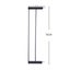 Levede Baby Safety Gate Adjustable Pet Stair Barrier 10cm Door Extension Black Carousel 3
