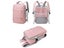 Water Resistant Mommy Bag Diaper Bag Travel Backpack with USB Port Pink Carousel 3