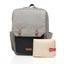 Babymel George Baby Nappy Backpack Unisex Diaper Bag Grey/Black Carousel 2
