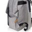 Babymel George Baby Nappy Backpack Unisex Diaper Bag Grey/Black Carousel 9