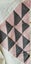 Antique/Vintage Pink Embroidery Flower Baskets Quilt Top Carousel 9