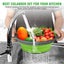 Foldable Silicone Round Strainers Collapsible Colander Basket - 24cm Carousel 2