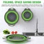 Foldable Silicone Round Strainers Collapsible Colander Basket - 24cm Carousel 3