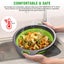 Foldable Silicone Round Strainers Collapsible Colander Basket - 24cm Carousel 4