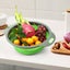 Foldable Silicone Round Strainers Collapsible Colander Basket - 24cm Carousel 5
