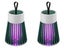 2 X Mosquito Lamp USB Portable Mosquito Zapper Green Carousel 1