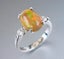 2.10CT CERTIFIED BEAUTIFUL NATURAL OPAL 0.34CT DIAMOND 18K SOLID WHITE GOLD RING Carousel 5