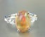 2.10CT CERTIFIED BEAUTIFUL NATURAL OPAL 0.34CT DIAMOND 18K SOLID WHITE GOLD RING Carousel 6