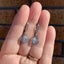 18K White Gold Drop Premium Crystal Earrings "Senorita" Carousel 2