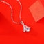 1ct Moissanite Diamond Pendant Necklace Round S925 Silver 18K Gold Plated REN01 Carousel 3