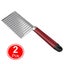 NEW new 2Pcs Crinkle Wave Cutter Vegetable Chopper Potato *Clearance* Carousel 14