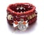 Red Bohemian Ethnic Style Multi-layer Stretch Rice Bead Bracelet Carousel 1