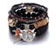 Black Bohemian Ethnic Style Multi-layer Stretch Rice Bead Bracelet Carousel 1