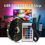 USB LED Strip Light 5M 16 Colours Bluetooth or Remote Carousel 4