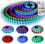 USB LED Strip Light 5M 16 Colours Bluetooth or Remote Carousel 7