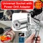 NEW new UDrill Chuck Adapter Socket Set Wrench Drill Adapter *Clearance* Carousel 1