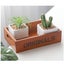 NEW new Wood Flower Pot Succulent Plants Storage Box Tray*Hot SALE Carousel 11
